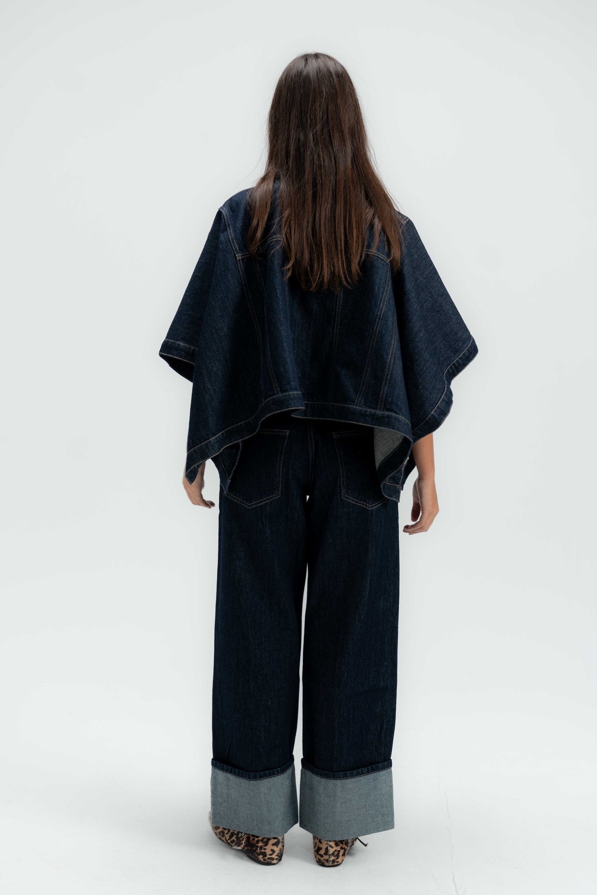 The Rider Denim Cape