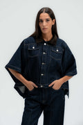 The Rider Denim Cape