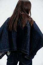 The Rider Denim Cape