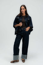 The Rider Denim Cape