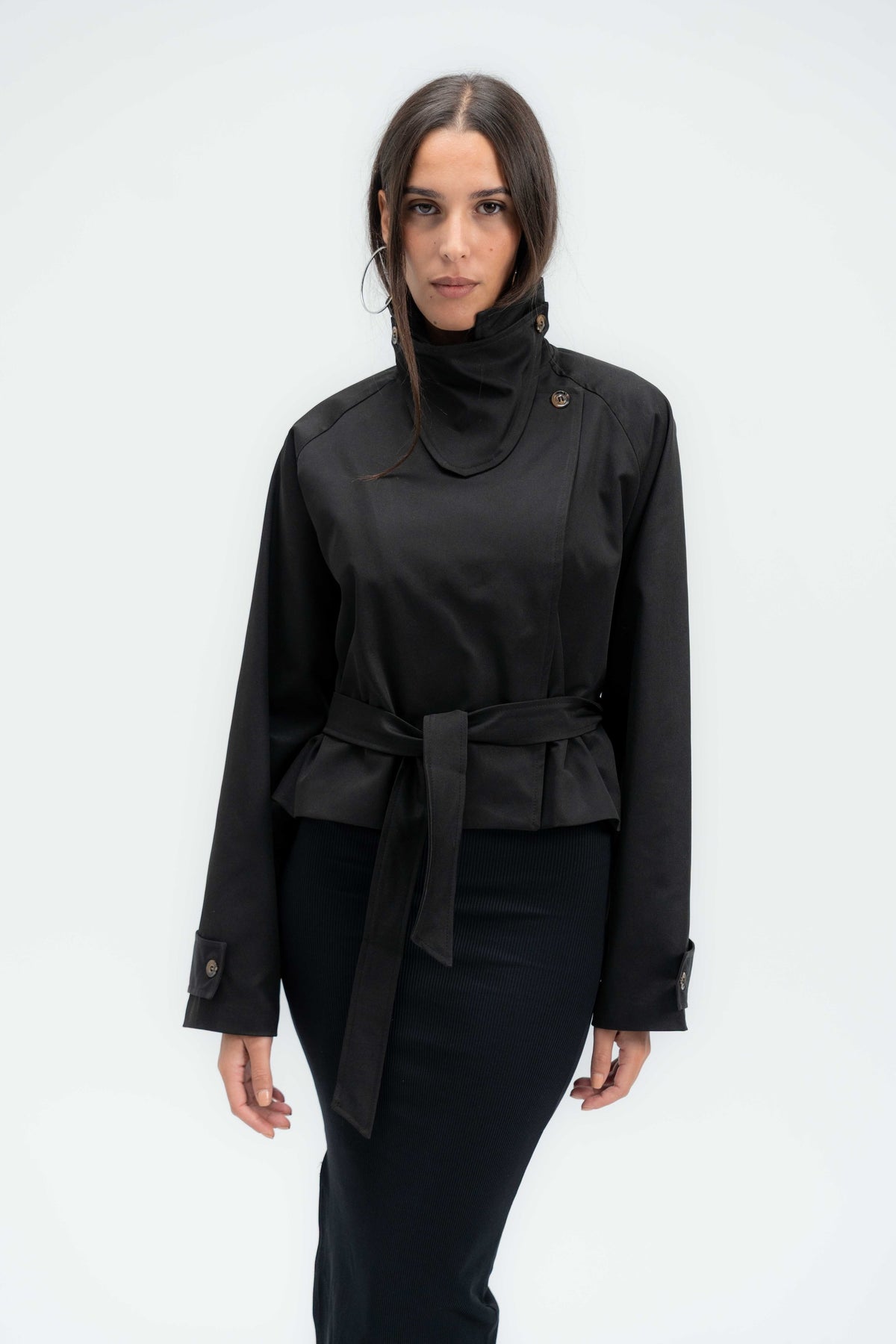 RILEY HIGH-COLLAR JACKET