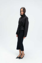 RILEY HIGH-COLLAR JACKET