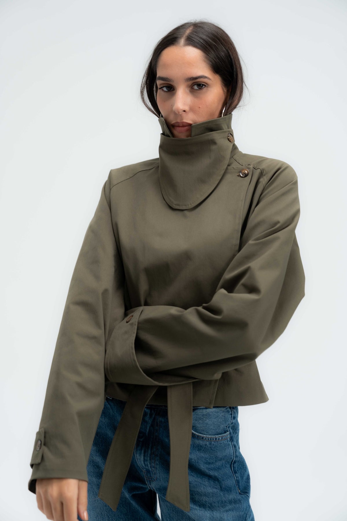 RILEY HIGH-COLLAR JACKET