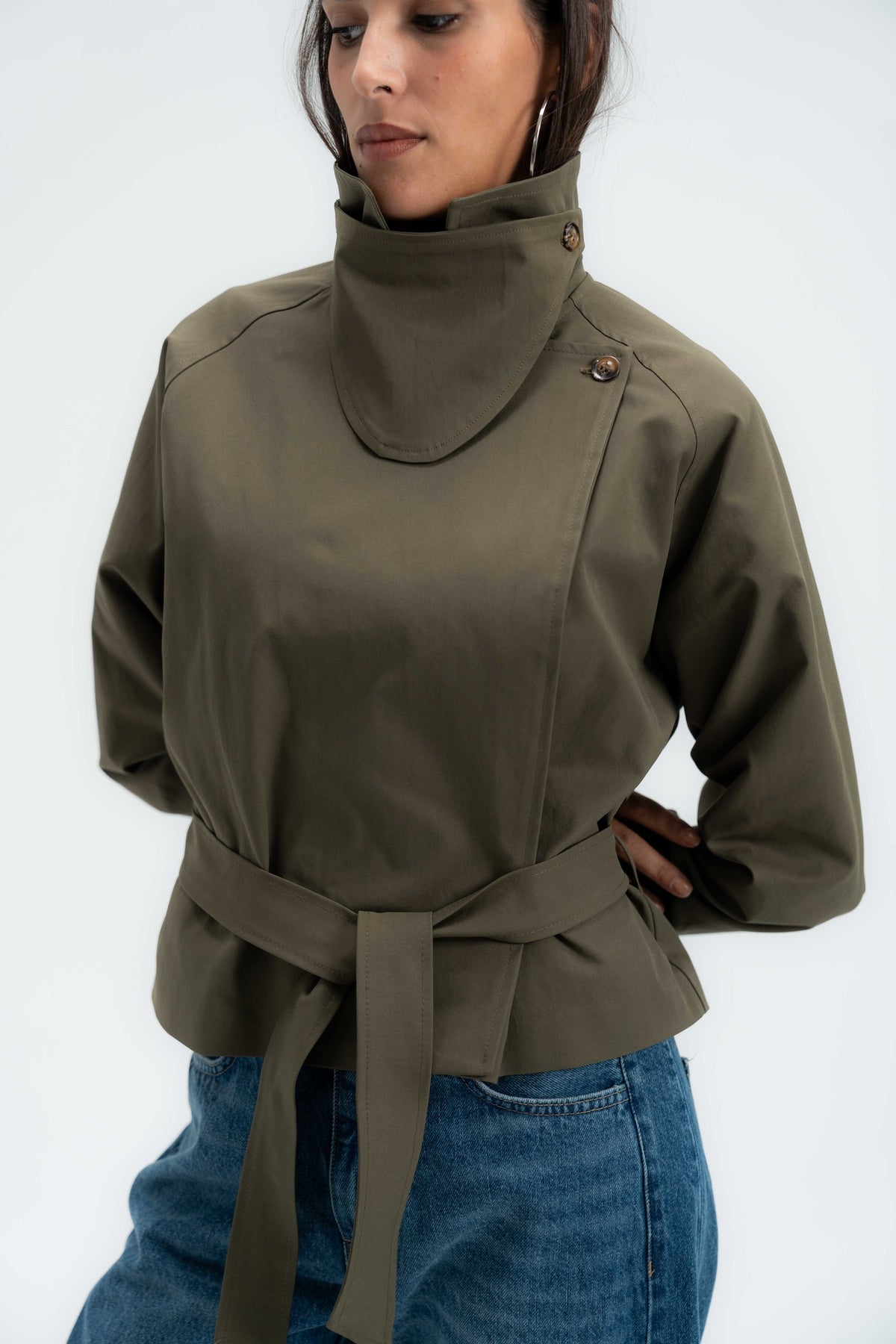 RILEY HIGH-COLLAR JACKET