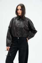 Snakeskin Effect Jacket