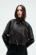 Snakeskin Effect Jacket