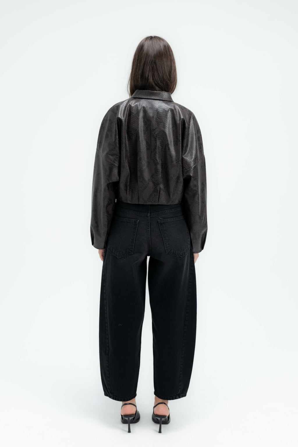 Snakeskin Effect Jacket