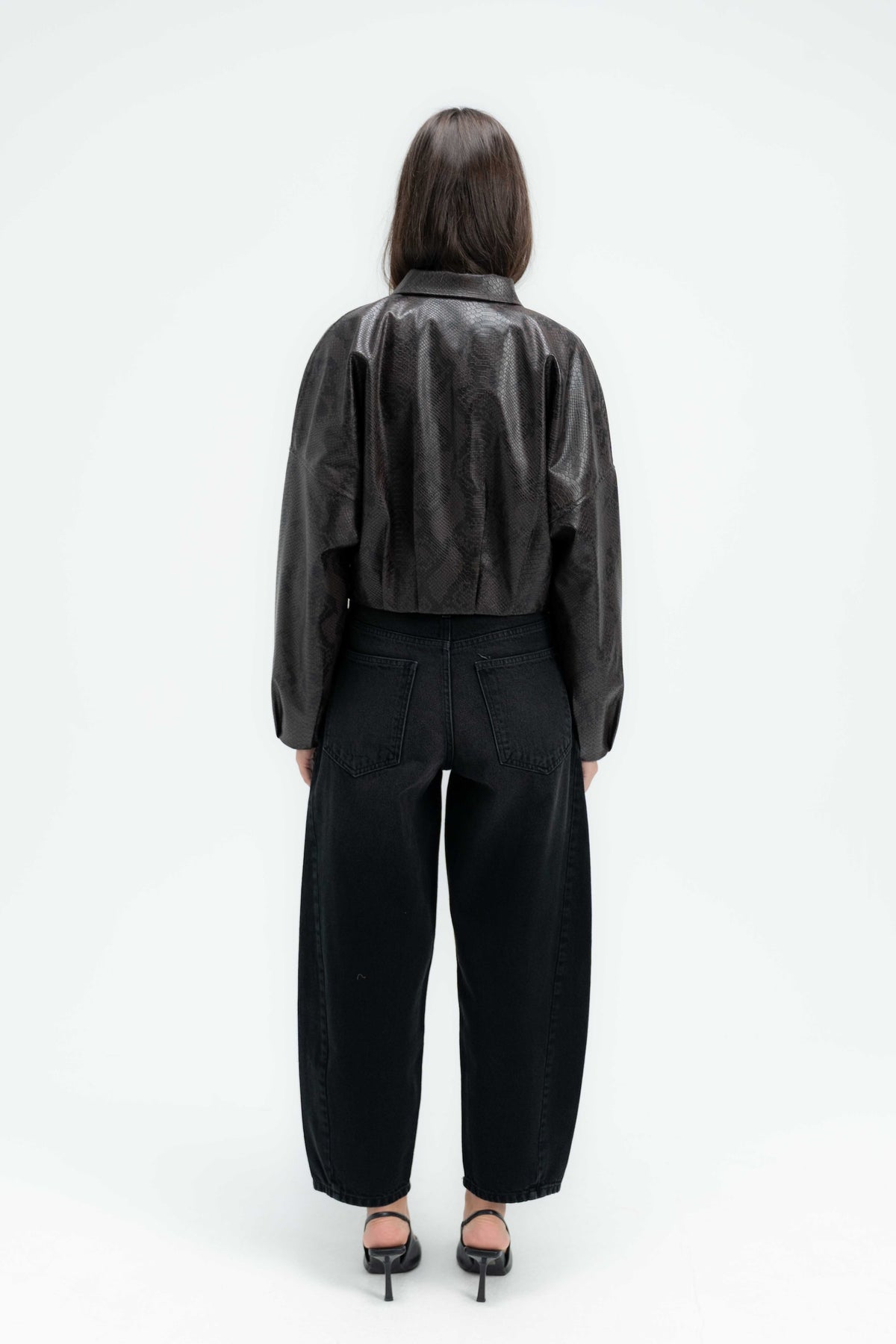Snakeskin Effect Jacket