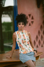 The Palm Poesie Smoked Top