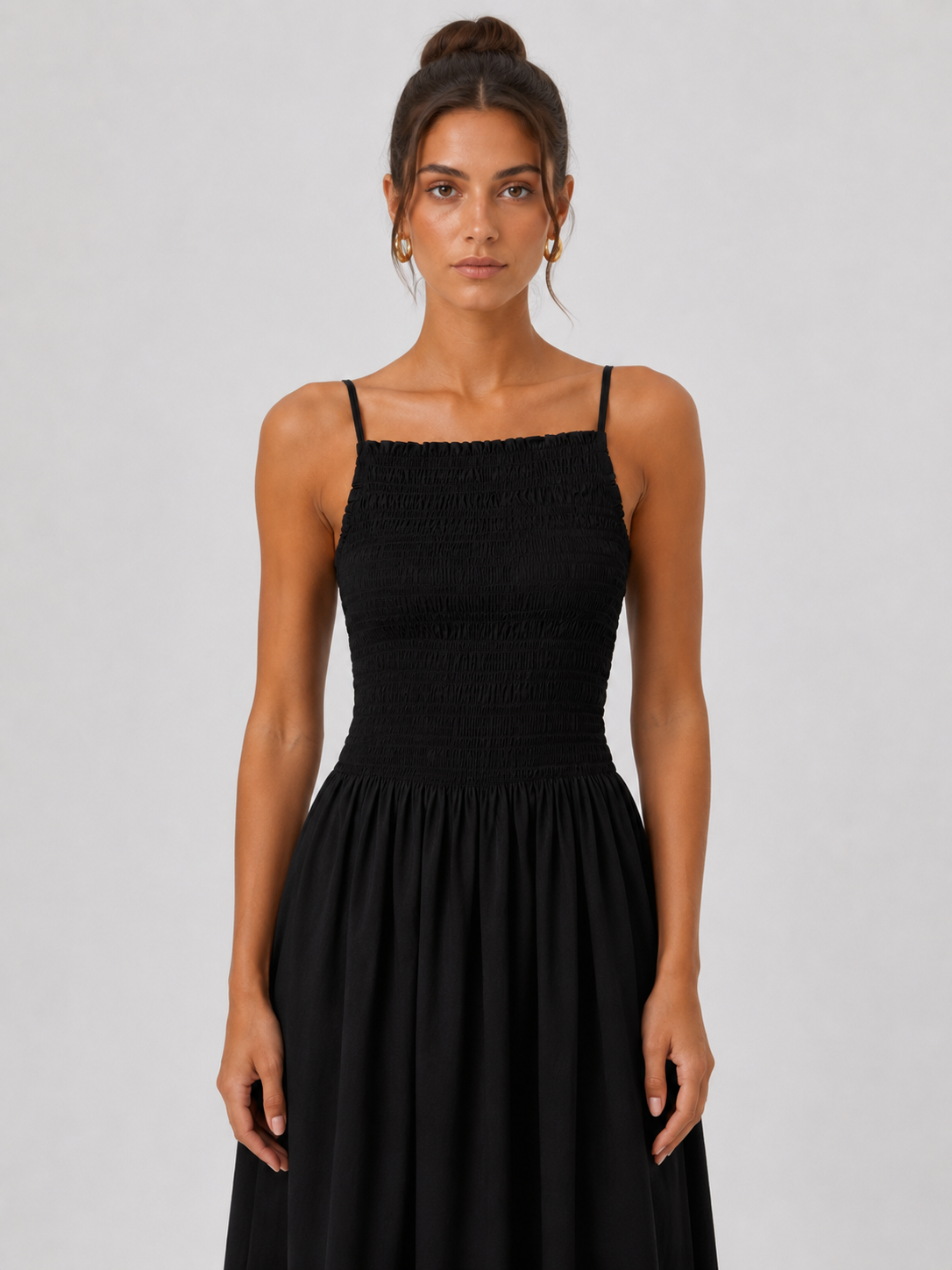 The Smocked Solid Sundress