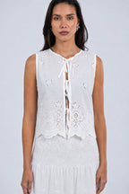 Meadow Embriodery Vest