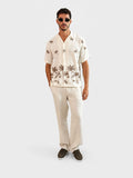 Island Palm Embriodered Shirt
