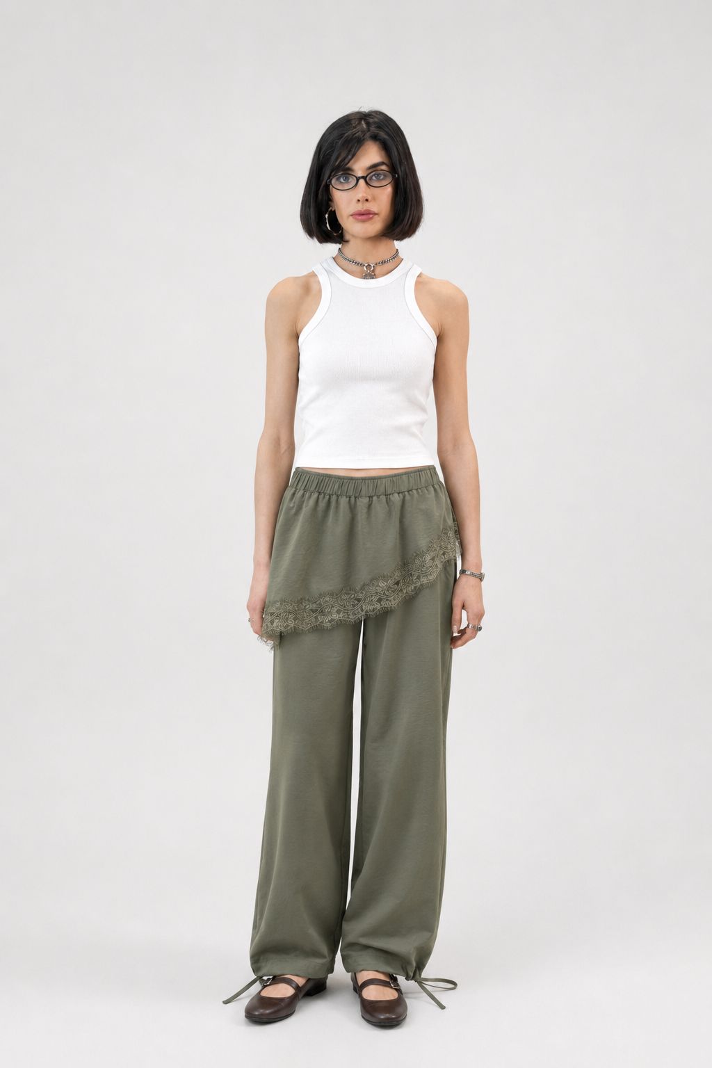 The Lace Balloon Pants