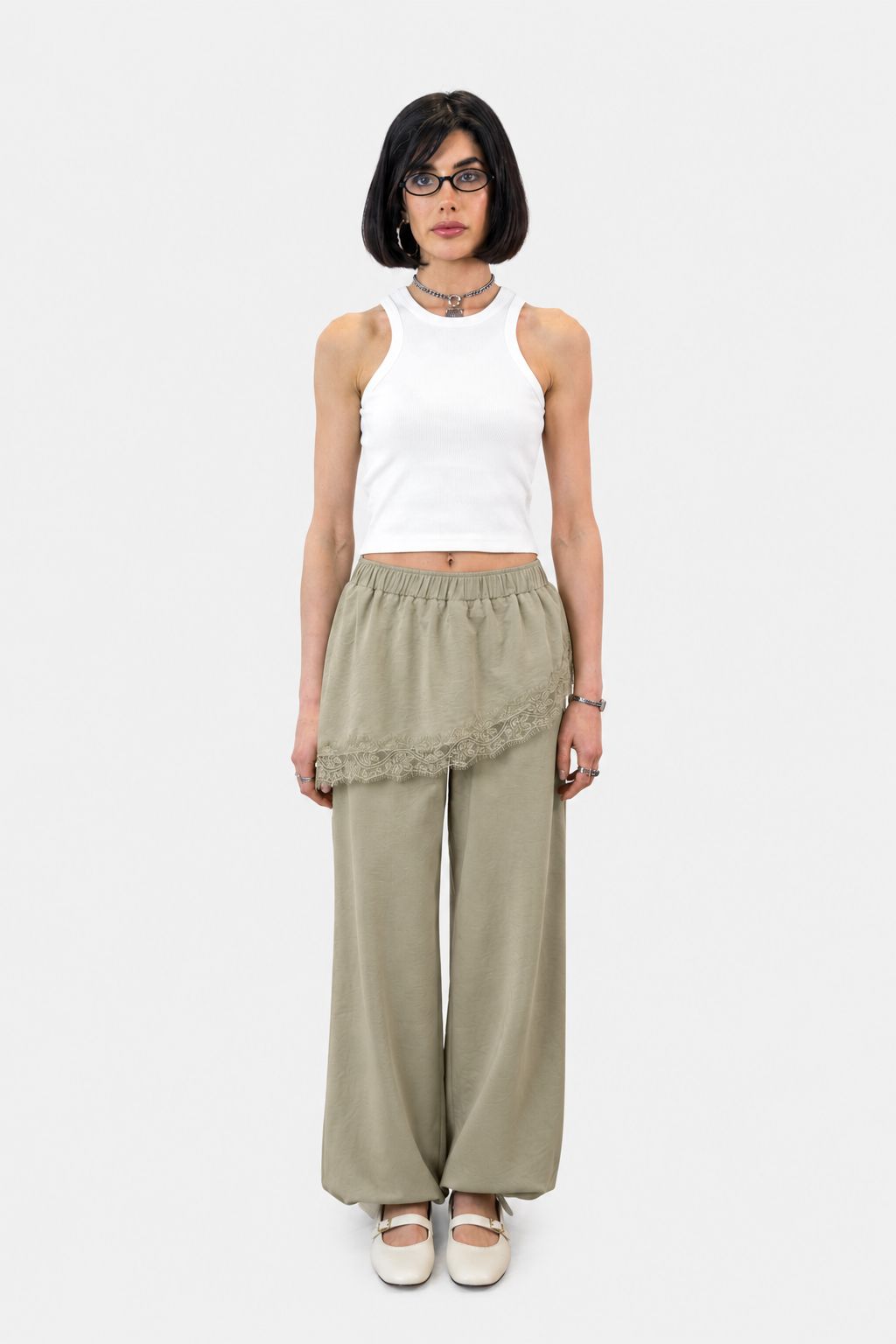 The Lace Balloon Pants