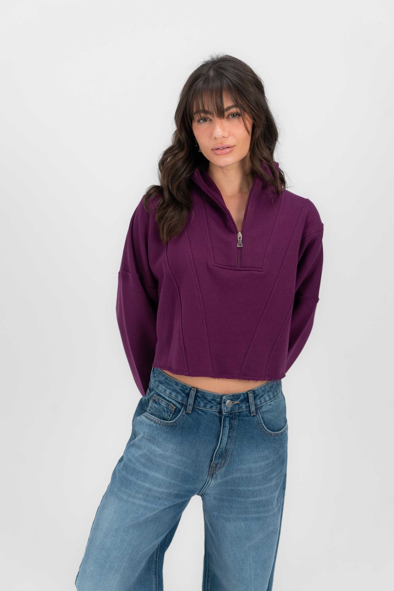 Cloudline Cropped Sweatshirt