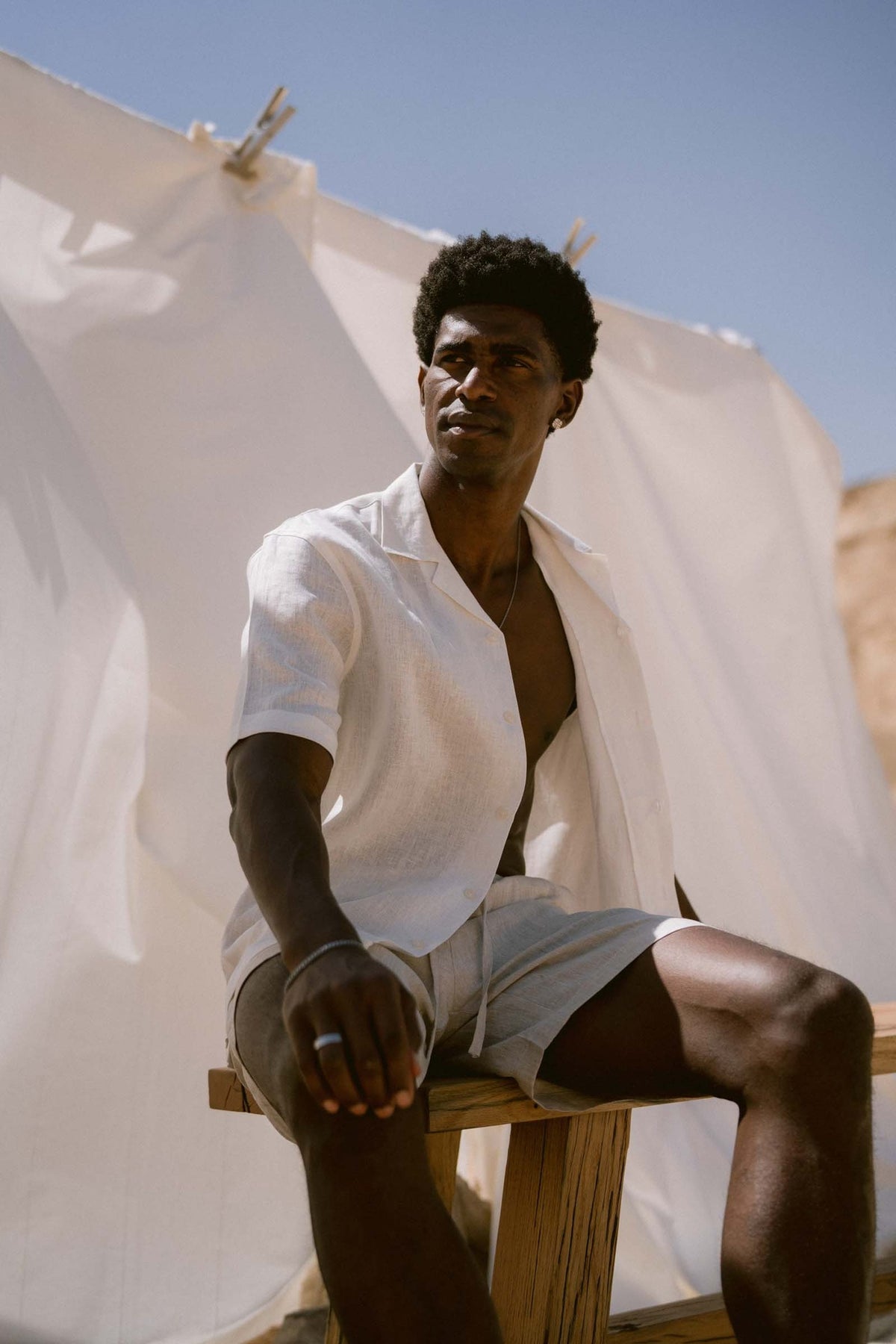 Malibu Half Sleeves Linen Shirt
