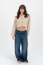 Bouclé Cropped Jacket